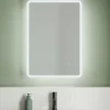 Vellamo LED Illuminated Universal Bathroom Mirror with Demister Pad - 500 x 700mm