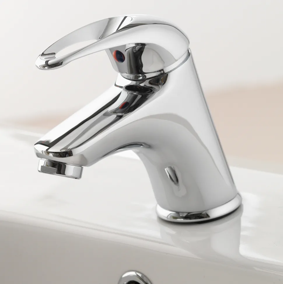 Vellamo Loop Basin Mixer with Clicker Waste