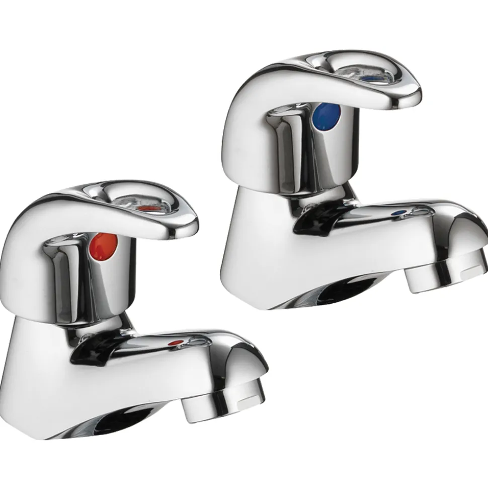 Vellamo Loop Basin Pillar Taps