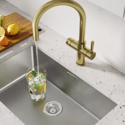 Vellamo Luna 4-in-1 Pull Out Instant Boiling Water Tap with Boiler & Filter