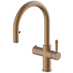 Vellamo Luna 4-in-1 Pull Out Instant Boiling Water Tap with Boiler & Filter