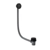 Vellamo Matt Black Clicker Bath Waste & Overflow