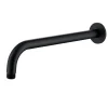 Vellamo Matt Black Wall Mounted Arm - 300mm