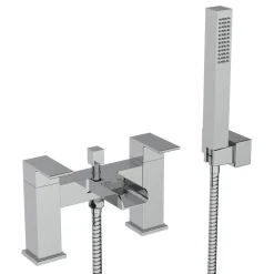 Vellamo Maya Waterfall Bath Shower Mixer with Shower Kit