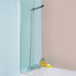 Vellamo 6mm Mini Fixed Bath Screen - 1400 x 350mm
