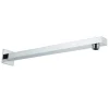 Vellamo 300mm Wall Mounted Rectangular Shower Arm - Chrome