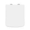Vellamo Modern Square Soft Close Toilet Seat With Quick Release Hinges - Top Fix