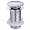 Vellamo Moon Brass Basin Waste - Unslotted