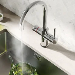Vellamo Nova 3-in-1 Instant Boiling Water Tap with Boiler & Filter
