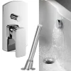 Vellamo Panache Bath Shower Mixer with Overflow Filler & Pull Out Handset
