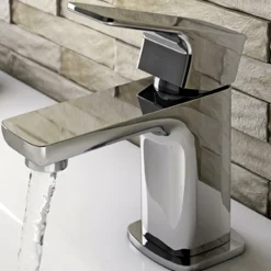 Vellamo Panache Small Basin Mixer with Clicker Waste