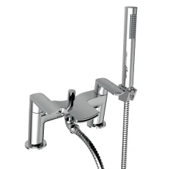 Vellamo Poise Bath Shower Mixer with Shower Kit - Chrome