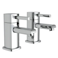 Vellamo Quadro Basin Pillar Taps