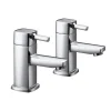Vellamo Quadro Bath Pillar Taps