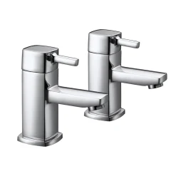 Vellamo Quadro Bath Pillar Taps