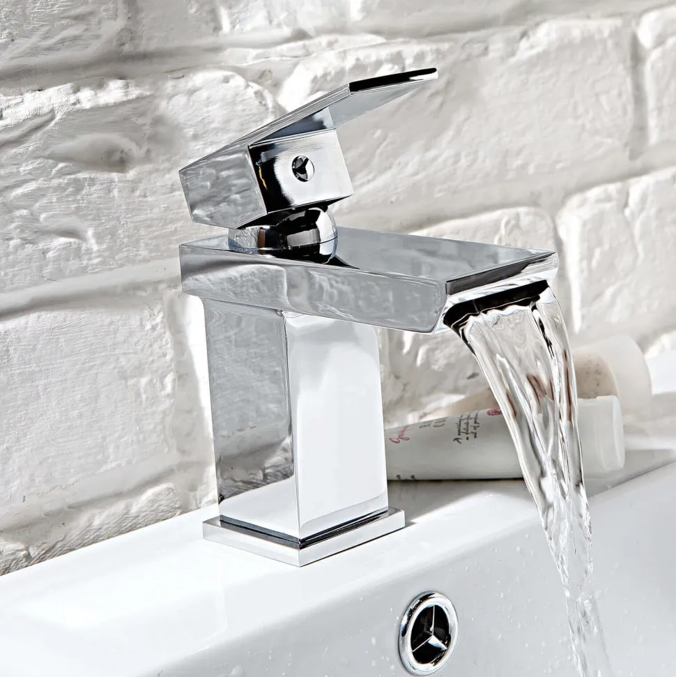 Vellamo Relate Waterfall Basin Mixer & Bath Filler Pack