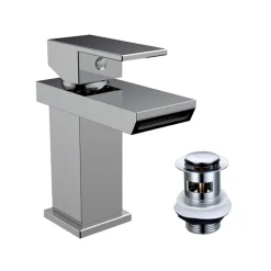 Vellamo Relate Waterfall Basin Mixer & Bath Filler Pack