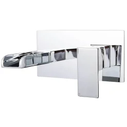 Vellamo Reve Wall Mounted Waterfall Basin Mixer
