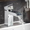Vellamo Reve Waterfall Basin Mixer Tap & Waste