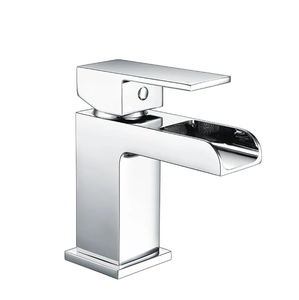 Vellamo Reve Waterfall Basin Mixer Tap & Waste