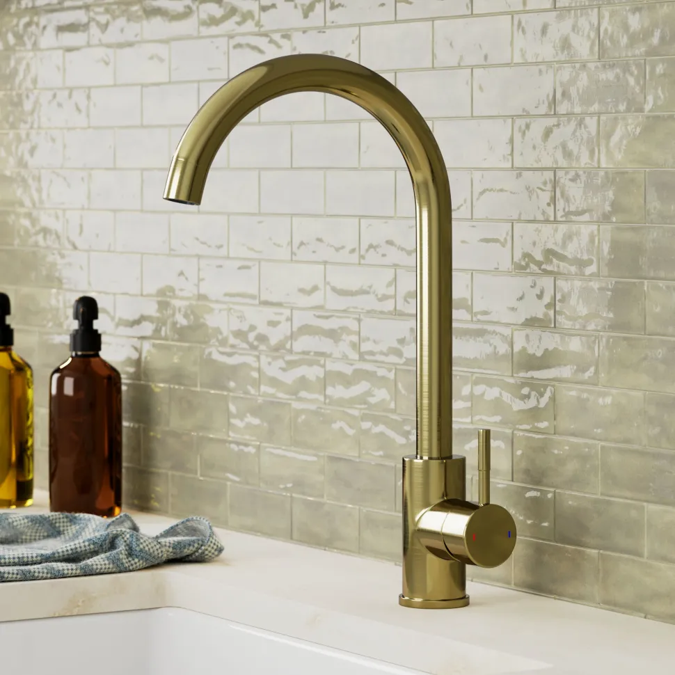 Vellamo Revolve Single Lever Mono Kitchen Mixer Tap
