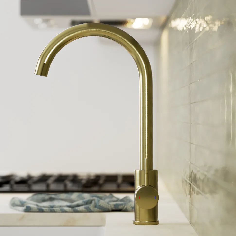 Vellamo Revolve Single Lever Mono Kitchen Mixer Tap
