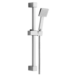Vellamo Square Shower Slide Rail Kit - Polished Chrome