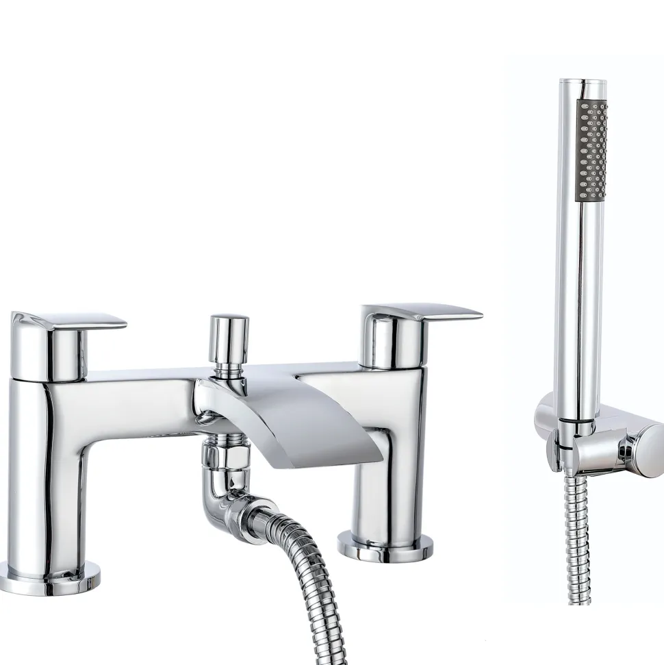 Vellamo Swift Chrome Bath Shower Mixer & Kit