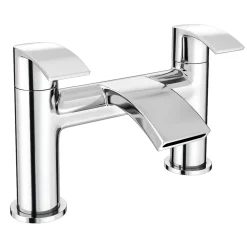 Vellamo Swift Chrome Deck Mounted Bath Filler