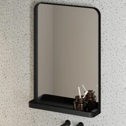 Vellamo Swift Framed Mirror & Shelf - 500 x 700mm