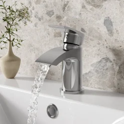 Vellamo Swift Mini Basin Mixer Tap & Waste