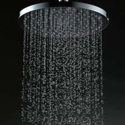 Vellamo Twist ABS Round Fixed Shower Head & Arm - 200mm