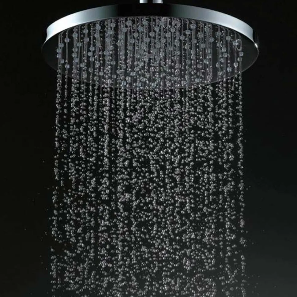 Vellamo Twist ABS Round Fixed Shower Head & Arm - 200mm
