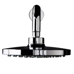Vellamo Twist ABS Round Fixed Shower Head & Arm - 200mm