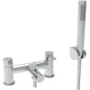 Vellamo Twist Chrome Bath Shower Mixer Tap & Kit