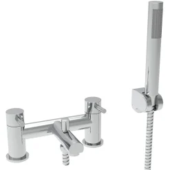 Vellamo Twist Chrome Bath Shower Mixer Tap & Kit