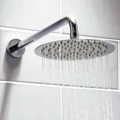 Vellamo Twist 300mm Round Fixed Wall Shower Arm