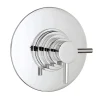 Vellamo Twist 1 Outlet Circle Concealed Thermostatic Shower Valve