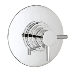Vellamo Twist 1 Outlet Circle Concealed Thermostatic Shower Valve