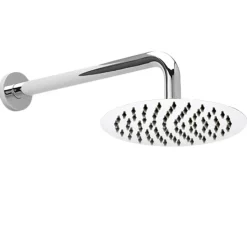 Vellamo Ultra Thin Round 300mm Shower Head & Wall Mounted Arm