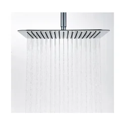 Vellamo Ultra Thin Square 300mm Shower Head & Ceiling Mounted Arm