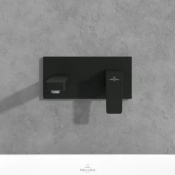 Villeroy & Boch Architectura Square Wall Mounted Basin Mixer Tap & Easy Installation Box