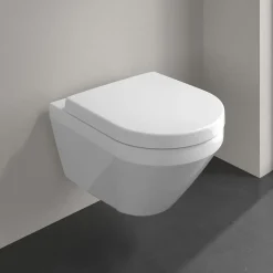 Villeroy & Boch Architectura TwistFlush Rimless Wall Mounted Toilet with Soft Close Toilet Seat