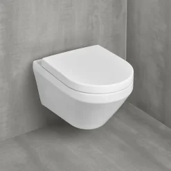 Villeroy & Boch Architectura TwistFlush Rimless Wall Mounted Toilet with Soft Close Toilet Seat