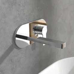 Villeroy & Boch Architectura Wall Mounted Basin Mixer Tap & Easy Installation Box