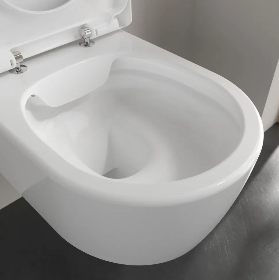 Villeroy & Boch Arto Rimless Wall Hung Toilet & Soft Close Seat