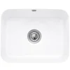 Villeroy & Boch Cisterna White Ceramic Large Single Bowl Undermount Kitchen Sink - 550mm x 440mm
