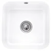 Villeroy & Boch Cisterna 50 White Ceramic Single Bowl Undermount Kitchen Sink - 445 x 445mm