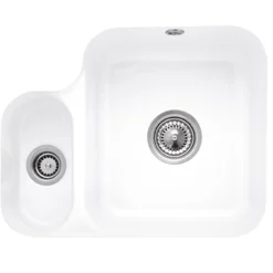 Villeroy & Boch Cisterna White Ceramic 1.5 Bowl Undermount Sink - 545mm x 440mm