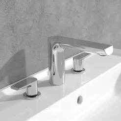 Villeroy & Boch Liberty 3 Hole Deck Mounted Basin Mixer Tap